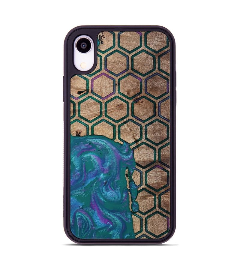 iPhone Xr Wood Phone Case - Sim (Pattern, 811083)