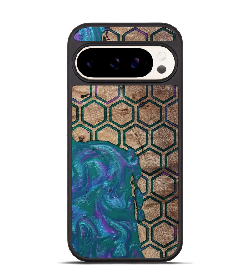 Pixel 9 Wood Phone Case - Sim (Pattern, 811083)