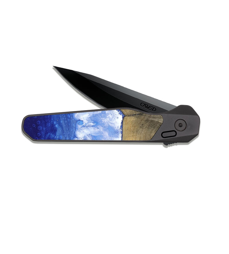 EDC Dark Slate Wood Pocket Knife - Sarai (Coastal, 811100)