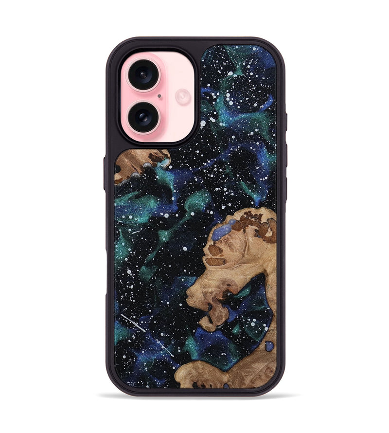 iPhone 16 Wood Phone Case - Sina (Cosmos, 811117)