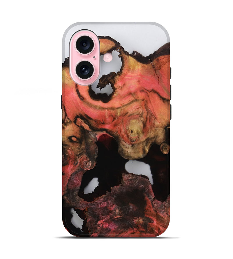 iPhone 17 Wood Live Edge Phone Case - Leonard (Clear, 811130)