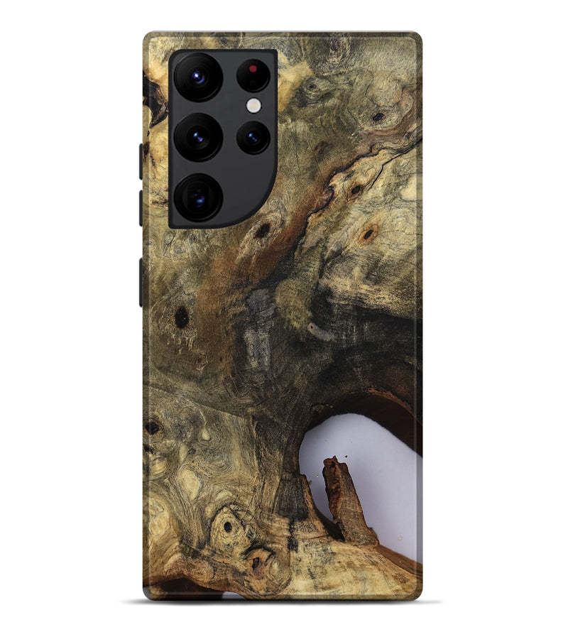 Galaxy S22 Ultra Wood Live Edge Phone Case - River (Clear, 811132)