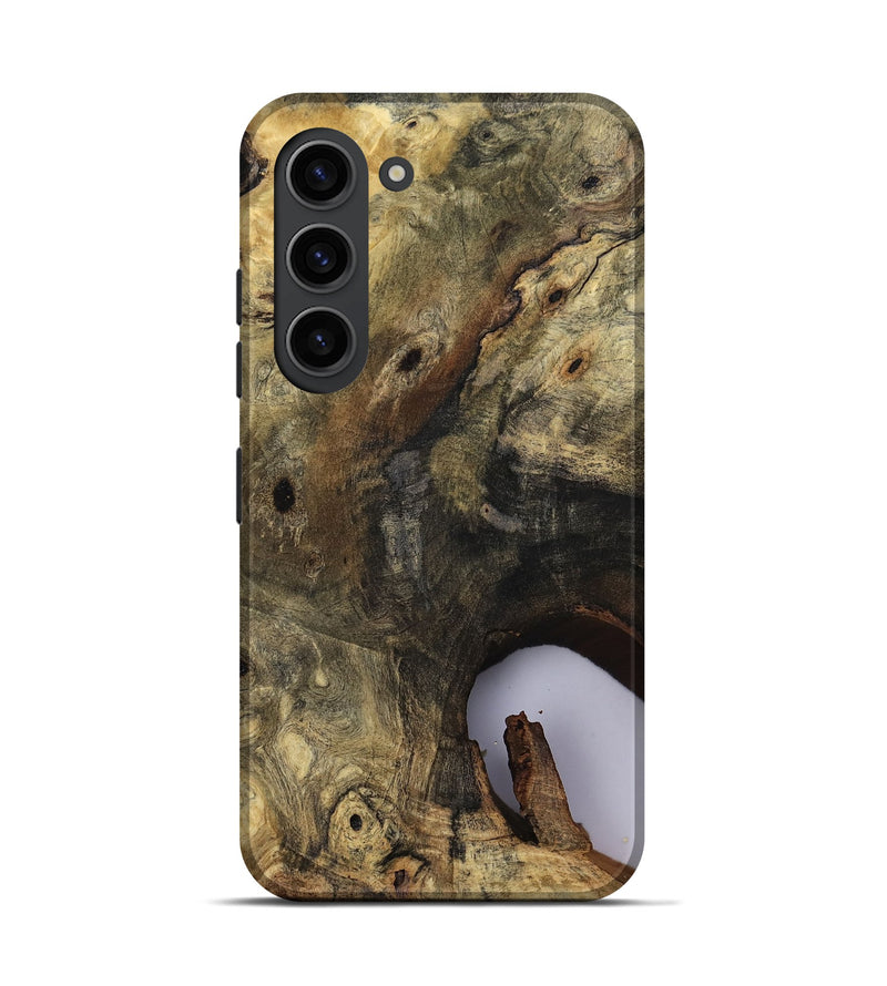 Galaxy S23 Wood Live Edge Phone Case - River (Clear, 811132)