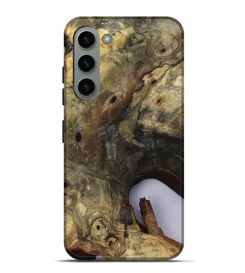 Galaxy S23 Plus Wood Live Edge Phone Case - River (Clear, 811132)
