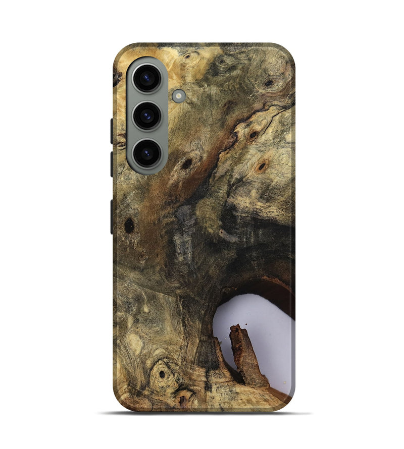 Galaxy S24 Wood Live Edge Phone Case - River (Clear, 811132)