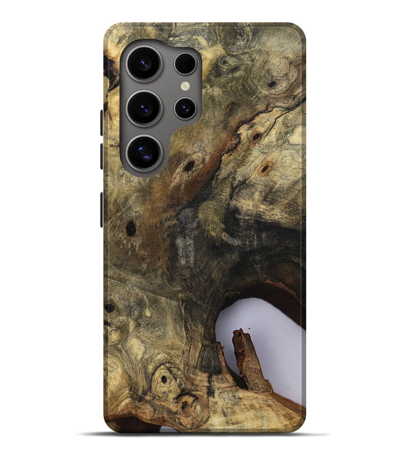 Galaxy S25 Ultra Wood Live Edge Phone Case - River (Clear, 811132)