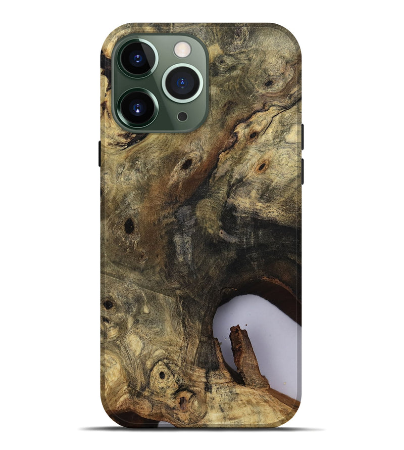 iPhone 13 Pro Max Wood Live Edge Phone Case - River (Clear, 811132)