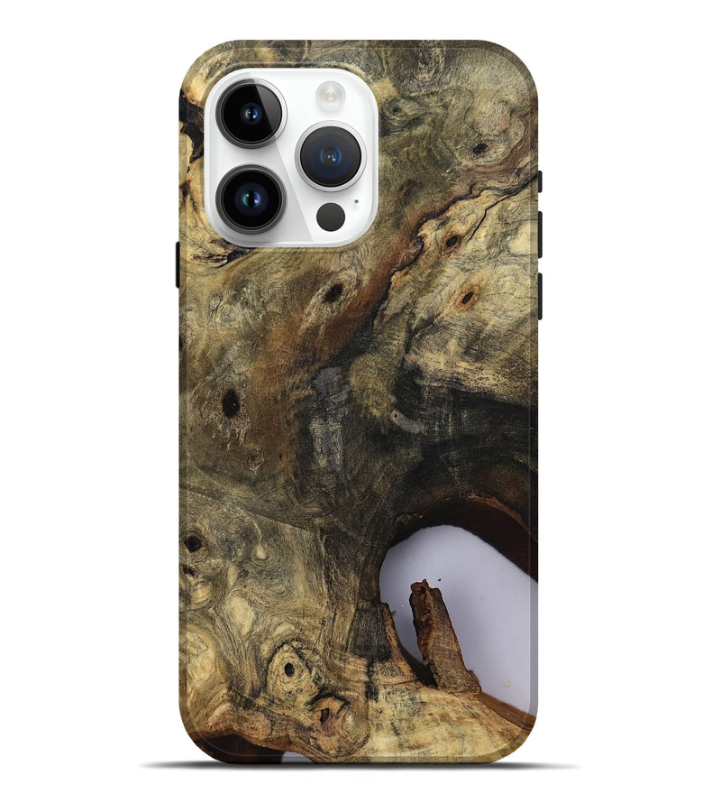 iPhone 15 Pro Max Wood Live Edge Phone Case - River (Clear, 811132)