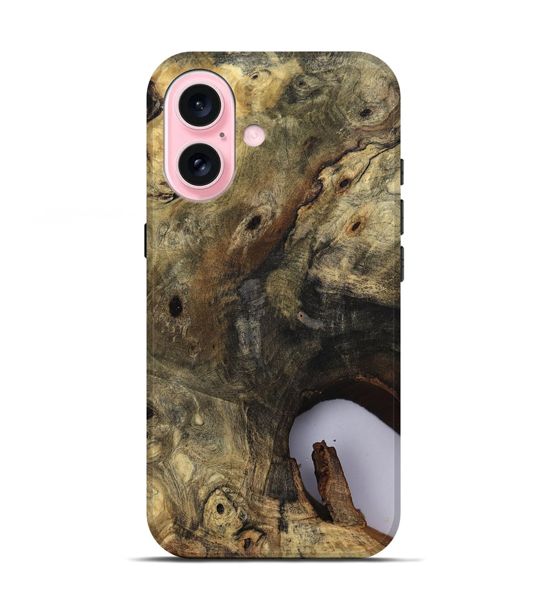 iPhone 17 Wood Live Edge Phone Case - River (Clear, 811132)