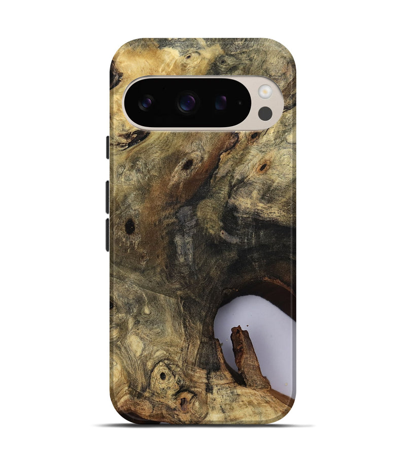 Pixel 9 Pro Wood Live Edge Phone Case - River (Clear, 811132)
