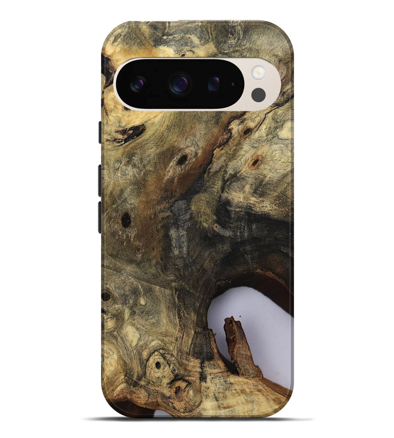Pixel 9 Pro XL Wood Live Edge Phone Case - River (Clear, 811132)