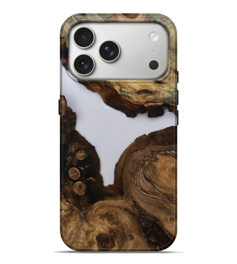 iPhone 17 Pro Max Wood Live Edge Phone Case - Rhianna (Clear, 811134)