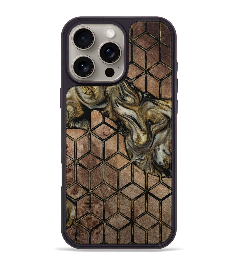 iPhone 16 Pro Max Wood Phone Case - Angel (Pattern, 811159)