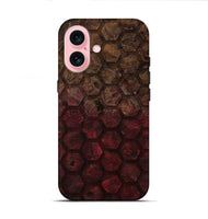 iPhone 16 Wood Live Edge Phone Case - Shana (Pattern, 811213)