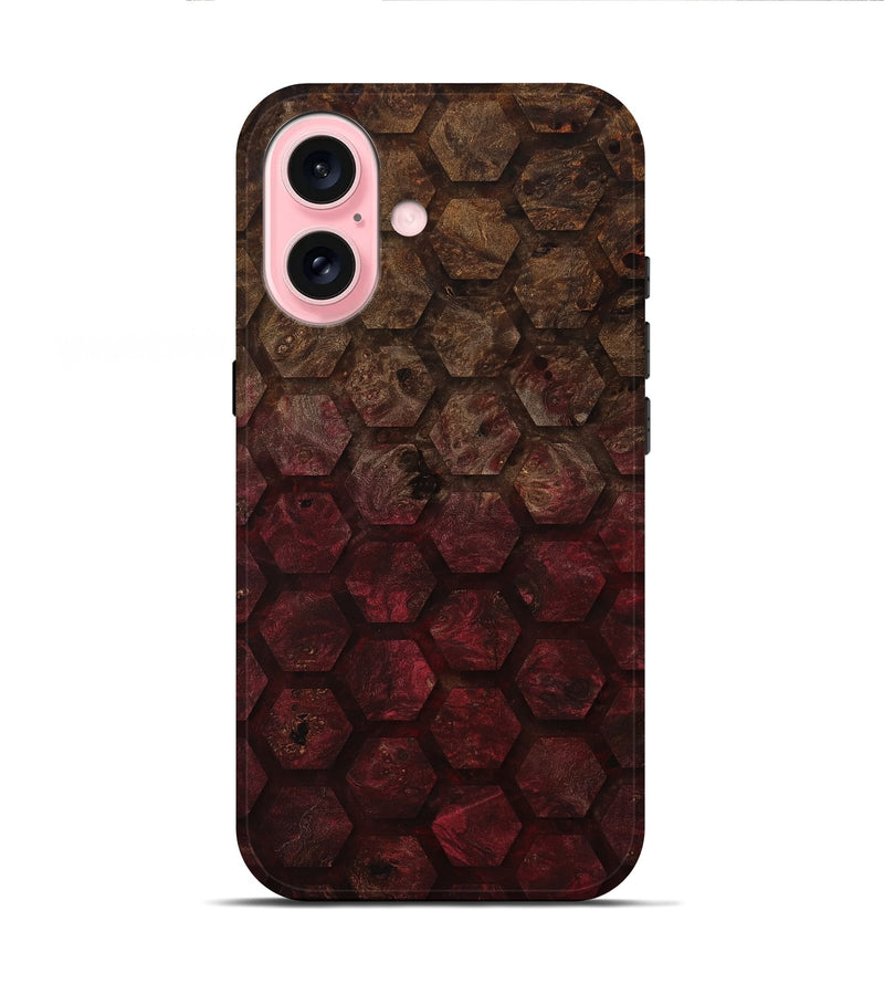 iPhone 16 Wood Live Edge Phone Case - Shana (Pattern, 811213)