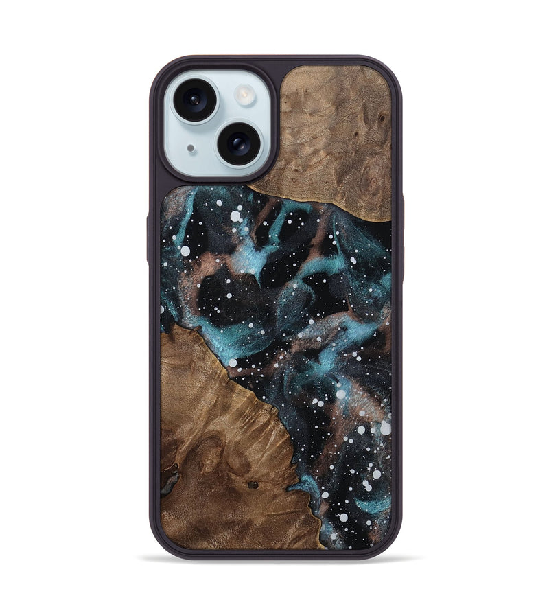 iPhone 15 Wood Phone Case - Kaleb (Cosmos, 811246)