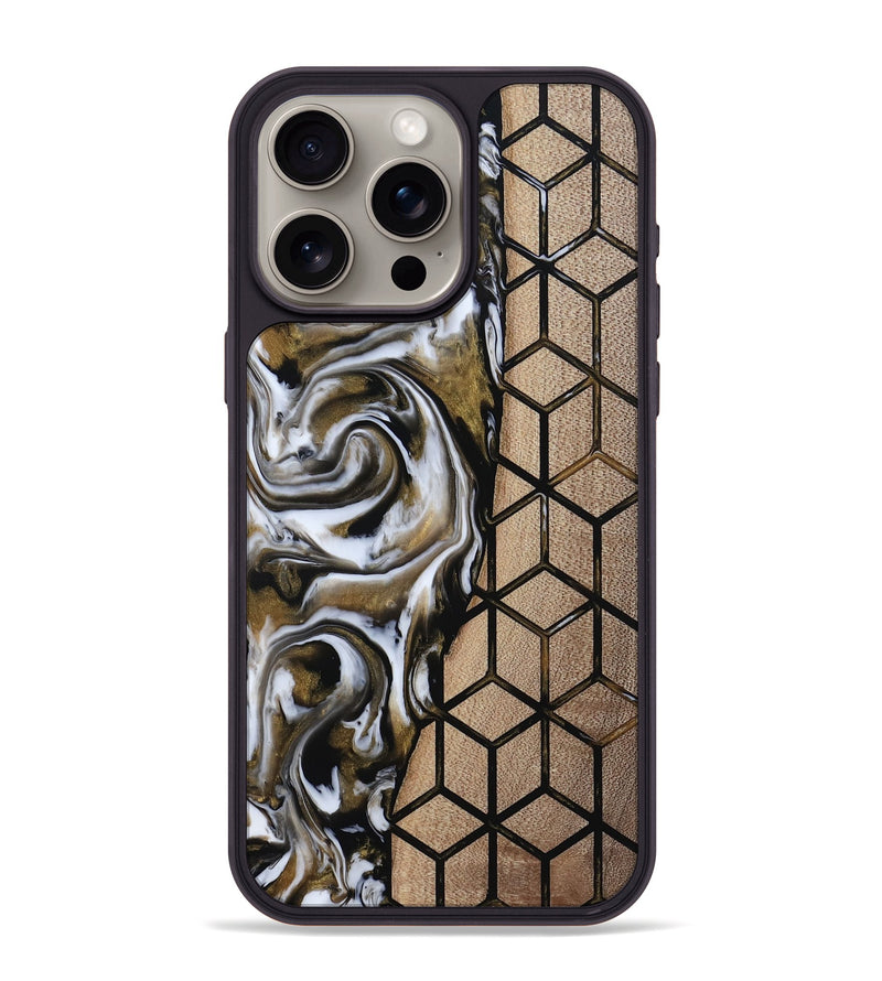 iPhone 15 Pro Max Wood Phone Case - Doris (Pattern, 811331)