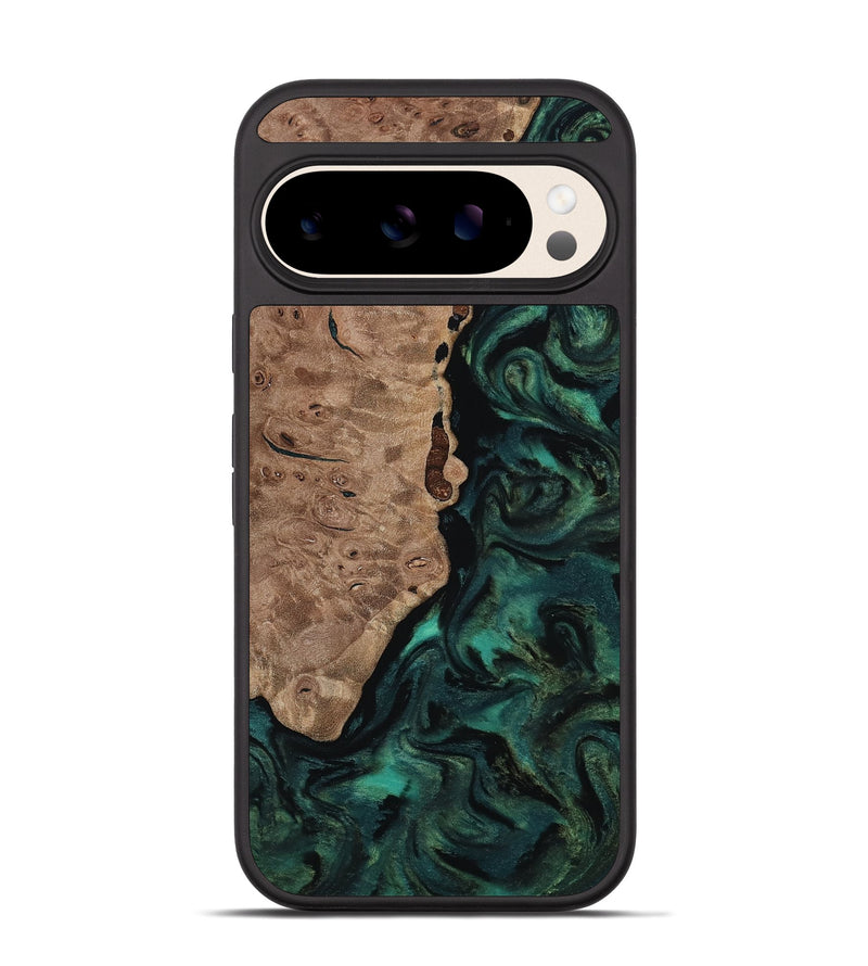 Pixel 10 Pro Wood Phone Case - Aniyah (Green, 811337)