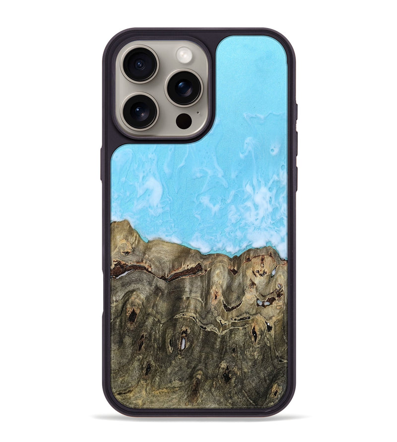 iPhone 16 Pro Max Wood Phone Case - Qiana (Coastal, 811376)