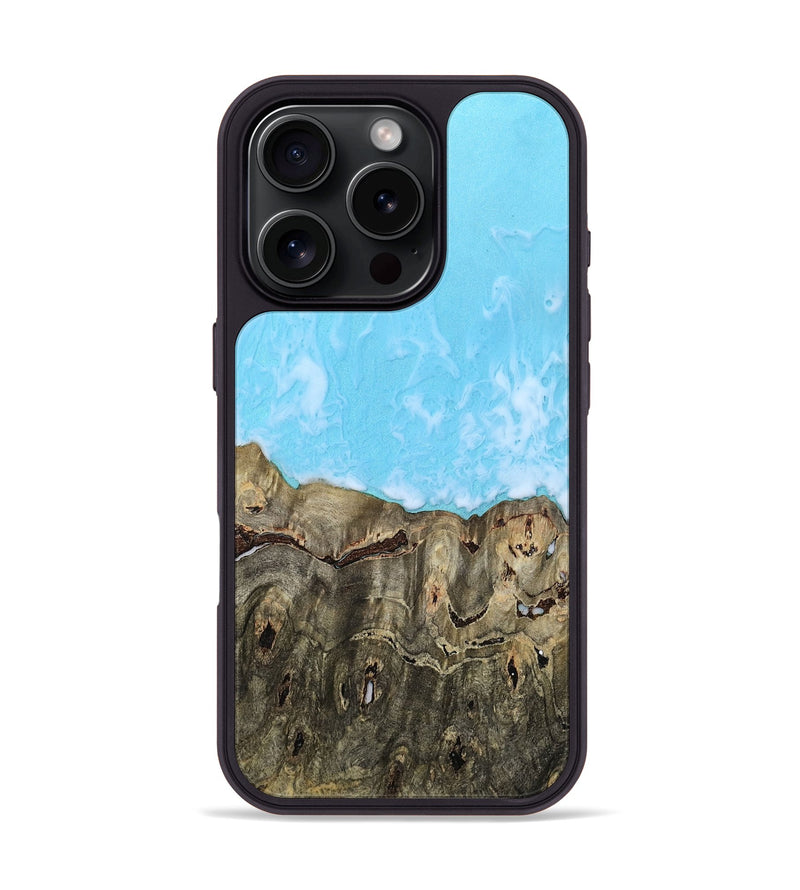 iPhone 16 Pro Wood Phone Case - Qiana (Coastal, 811376)