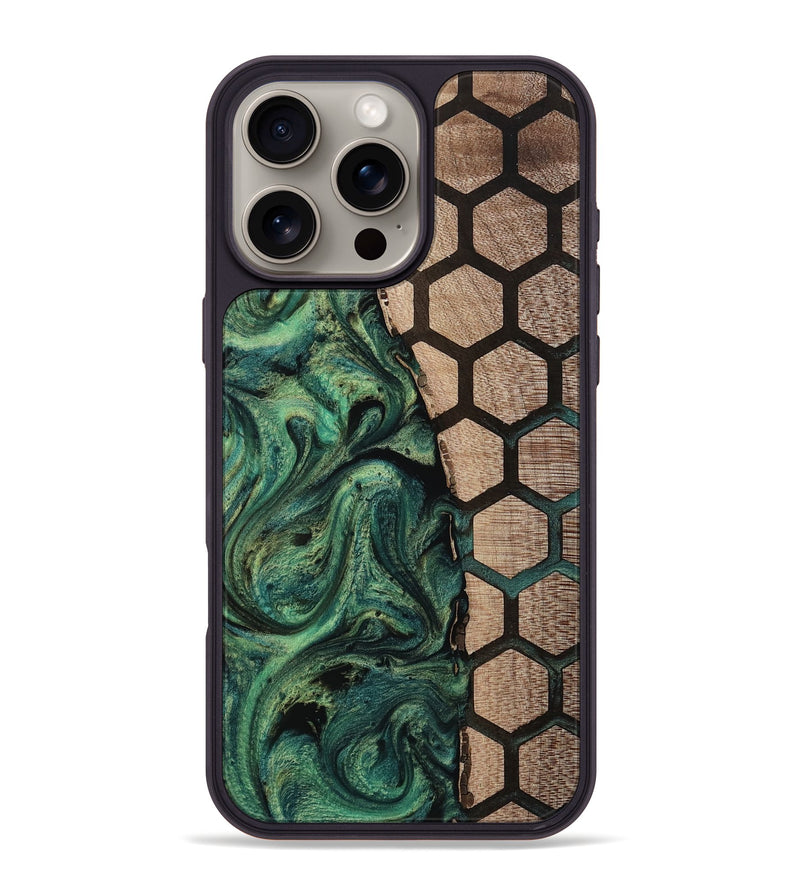 iPhone 16 Pro Max Wood Phone Case - Claire (Pattern, 811382)