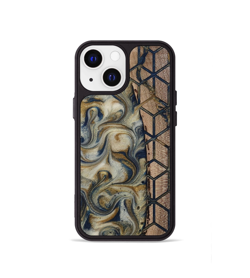 iPhone 13 mini Wood Phone Case - Marina (Pattern, 811383)