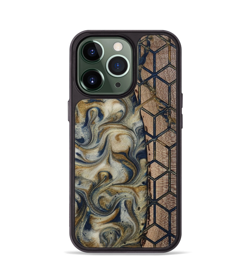 iPhone 13 Pro Wood Phone Case - Marina (Pattern, 811383)