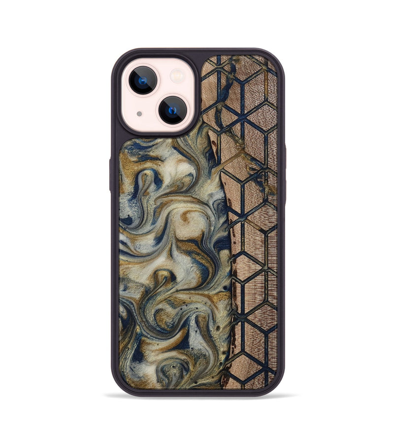 iPhone 14 Wood Phone Case - Marina (Pattern, 811383)