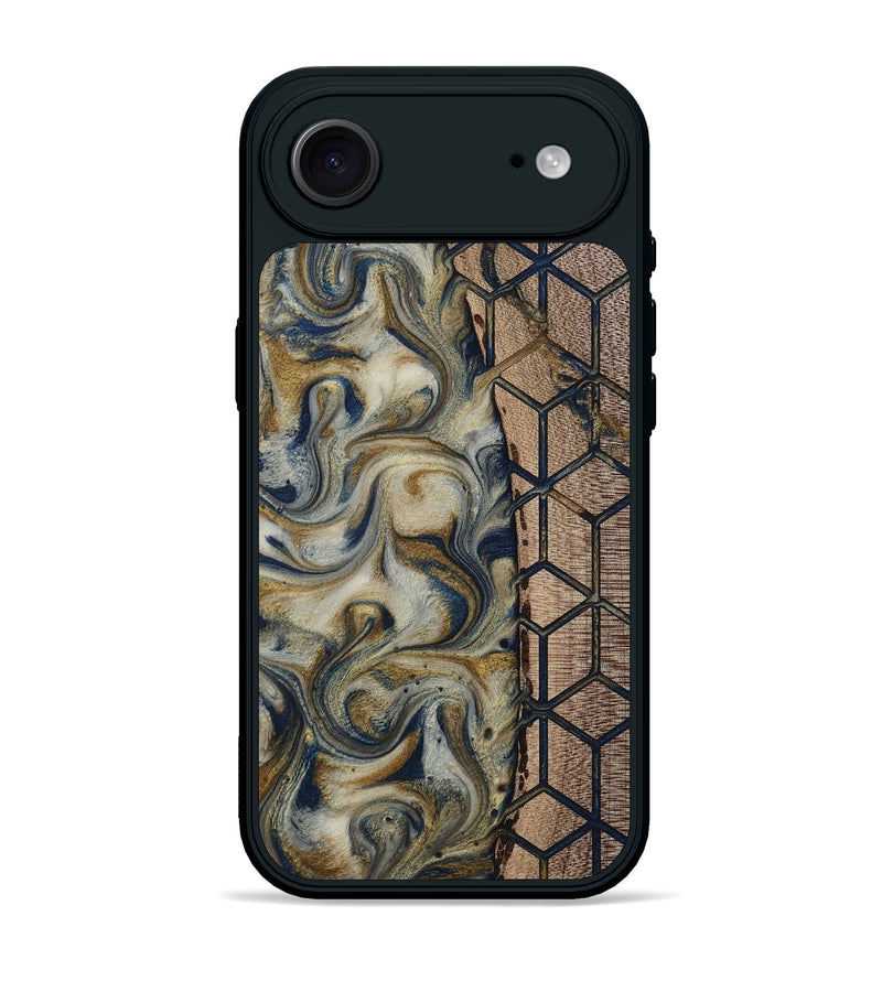 iPhone 17 Air Wood Phone Case - Marina (Pattern, 811383)