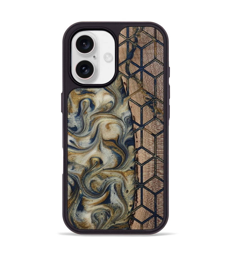 iPhone 17 Wood Phone Case - Marina (Pattern, 811383)
