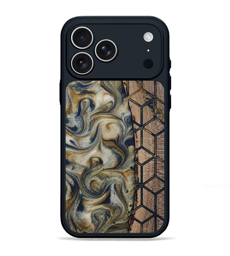 iPhone 17 Pro Max Wood Phone Case - Marina (Pattern, 811383)