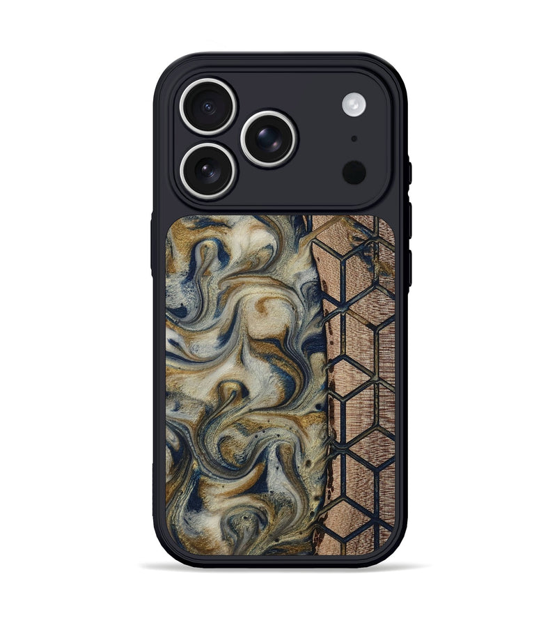 iPhone 17 Pro Wood Phone Case - Marina (Pattern, 811383)
