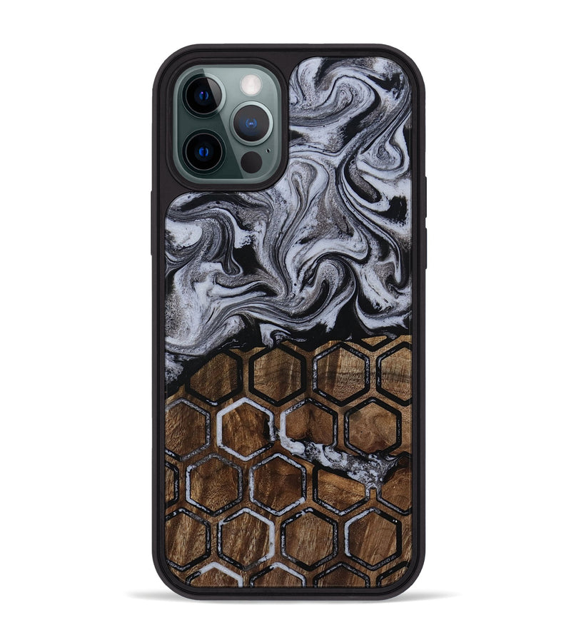 iPhone 12 Pro Max Wood Phone Case - Henery (Pattern, 811385)