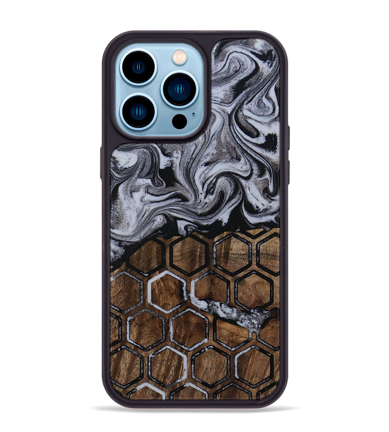 iPhone 14 Pro Max Wood Phone Case - Henery (Pattern, 811385)