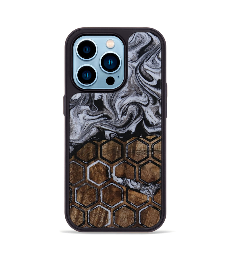 iPhone 14 Pro Wood Phone Case - Henery (Pattern, 811385)