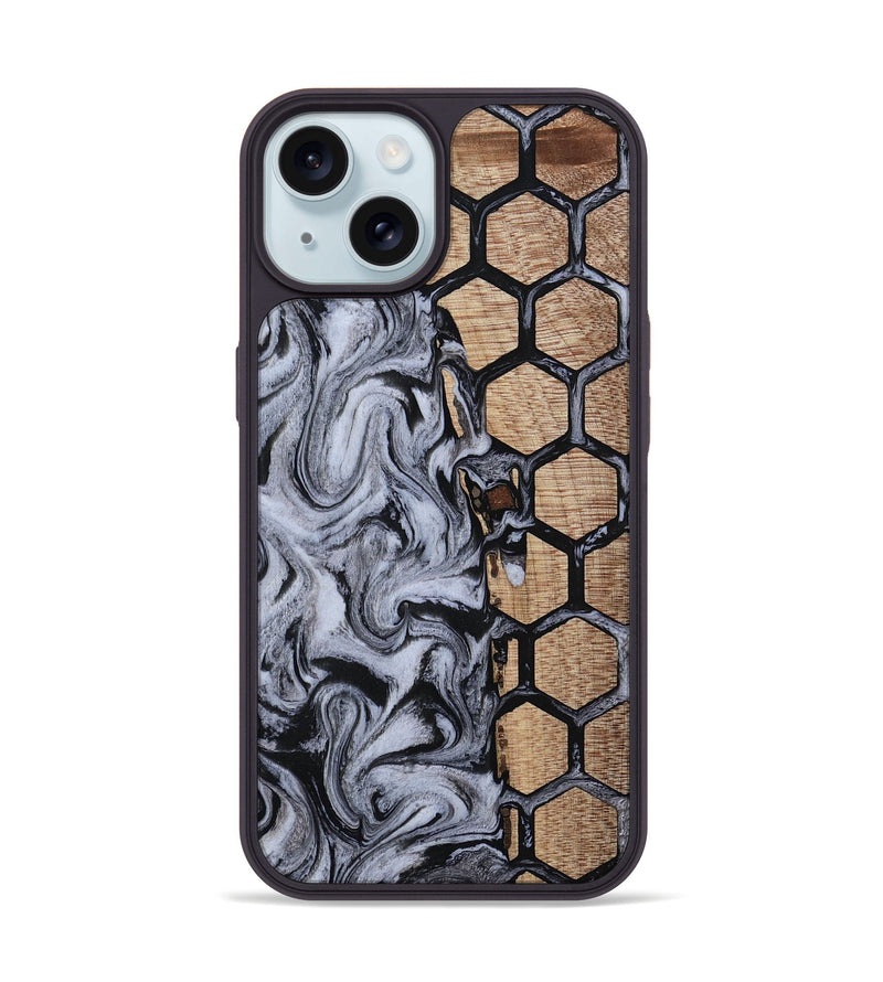 iPhone 15 Wood Phone Case - Dawn (Pattern, 811389)