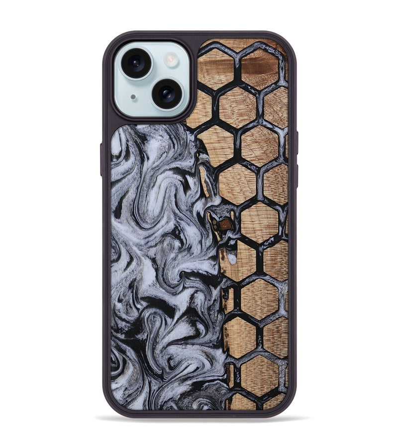 iPhone 15 Plus Wood Phone Case - Dawn (Pattern, 811389)