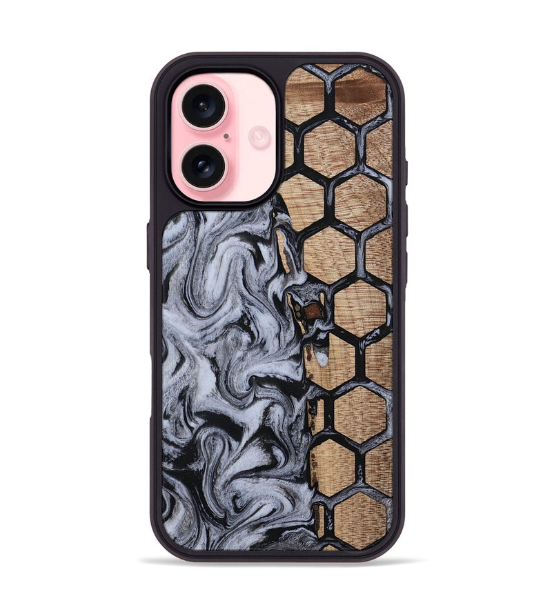 iPhone 16 Wood Phone Case - Dawn (Pattern, 811389)