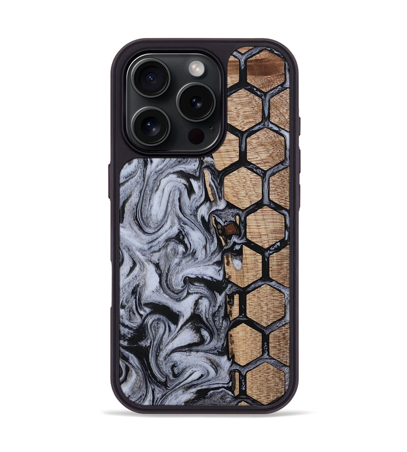 iPhone 16 Pro Wood Phone Case - Dawn (Pattern, 811389)