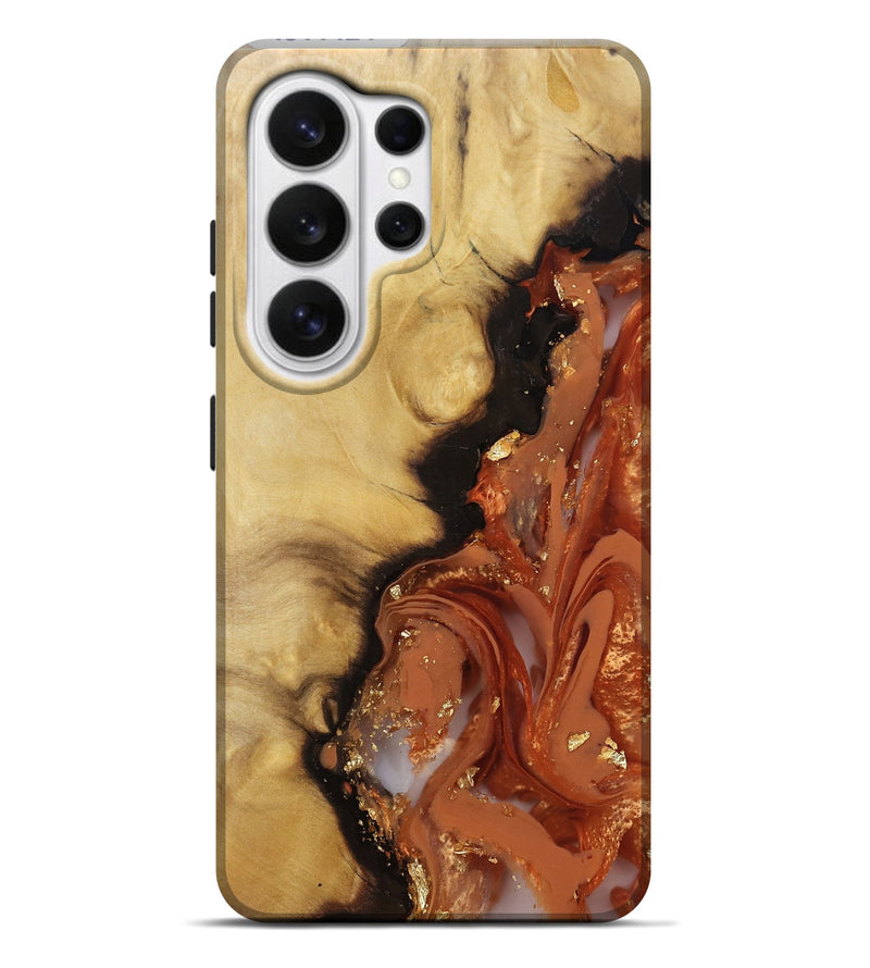 Galaxy S26 Ultra Wood Live Edge Phone Case - Case (Gold Flake, 811424)