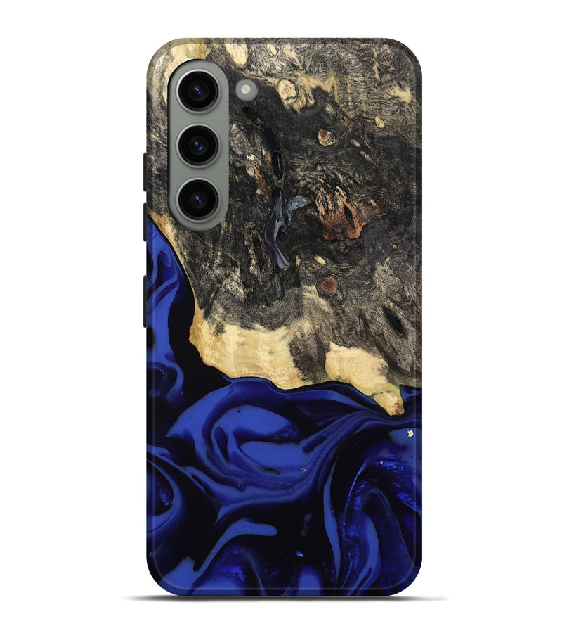 Galaxy S23 Plus Wood Live Edge Phone Case - Dania (Blue, 811449)
