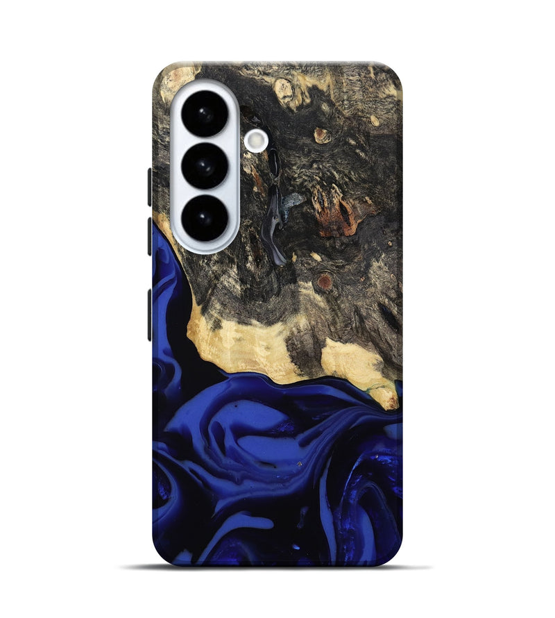 Galaxy S26 Wood Live Edge Phone Case - Dania (Blue, 811449)