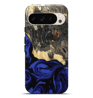 Pixel 9 Pro XL Wood Live Edge Phone Case - Dania (Blue, 811449)