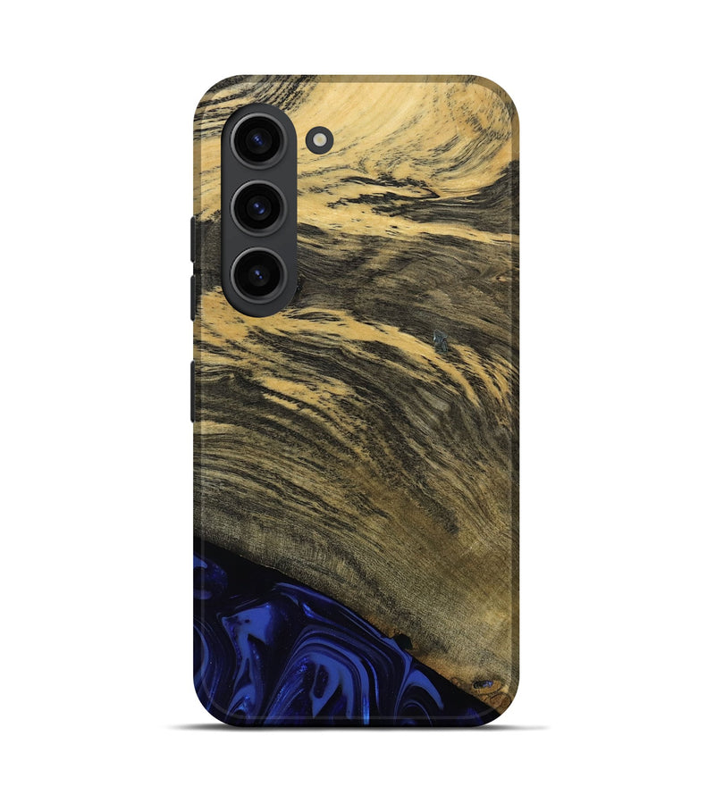 Galaxy S23 Wood Live Edge Phone Case - Max (Blue, 811455)