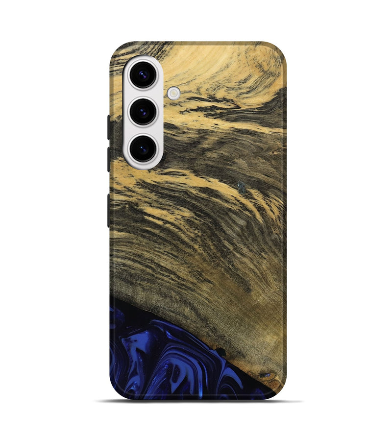 Galaxy S25 Wood Live Edge Phone Case - Max (Blue, 811455)