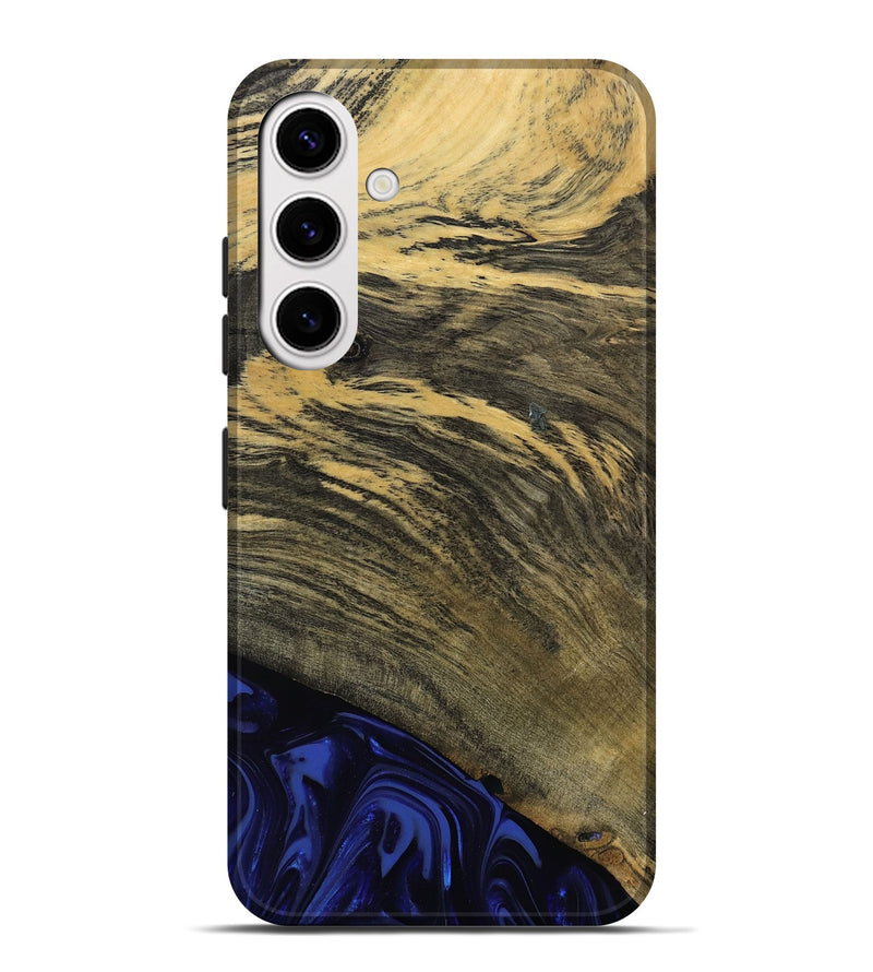 Galaxy S25 Plus Wood Live Edge Phone Case - Max (Blue, 811455)