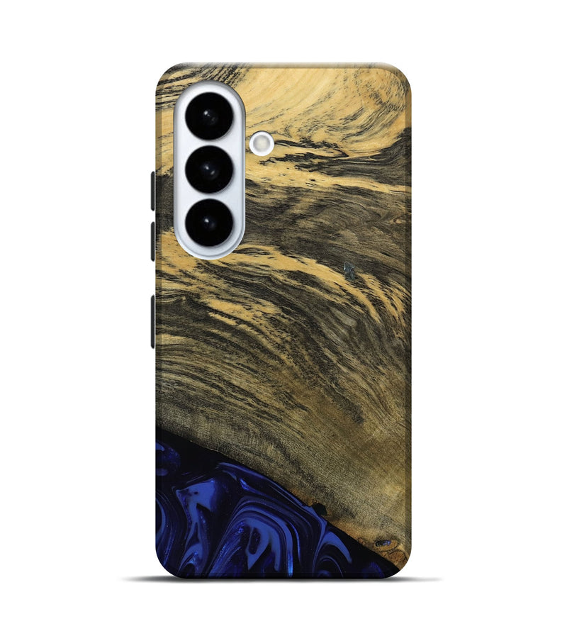 Galaxy S26 Wood Live Edge Phone Case - Max (Blue, 811455)