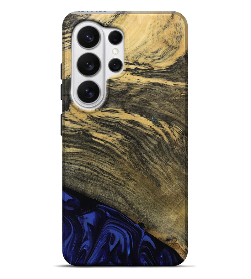 Galaxy S26 Ultra Wood Live Edge Phone Case - Max (Blue, 811455)