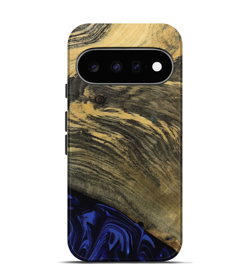 Pixel 11 Wood Live Edge Phone Case - Max (Blue, 811455)