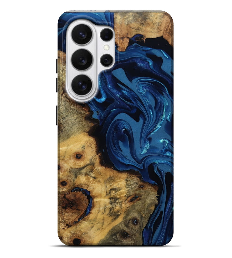 Galaxy S26 Ultra Wood Live Edge Phone Case - Arjun (Blue, 811459)